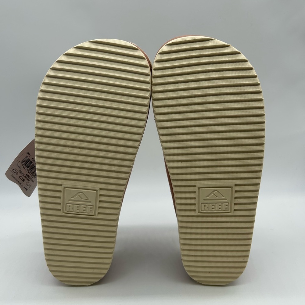 Reef Ojai Ciara Platform Sandals Women’s 9 Cork l Suede l Faux Shearling l NWT - Picture 10 of 12